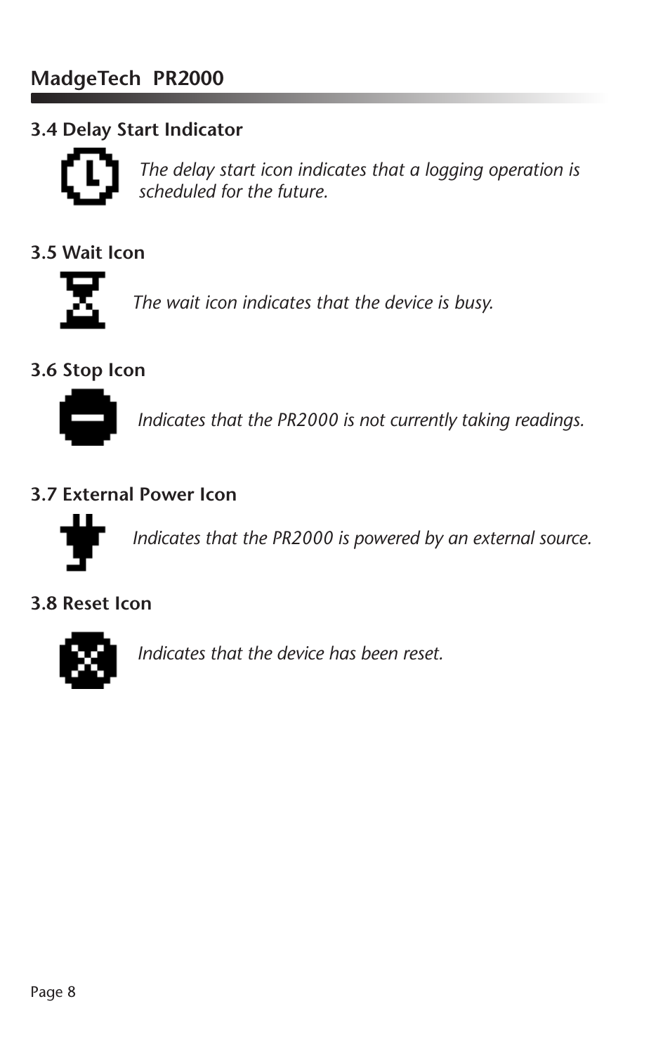 MadgeTech PR2000 Data Logger User Manual | Page 9 / 38