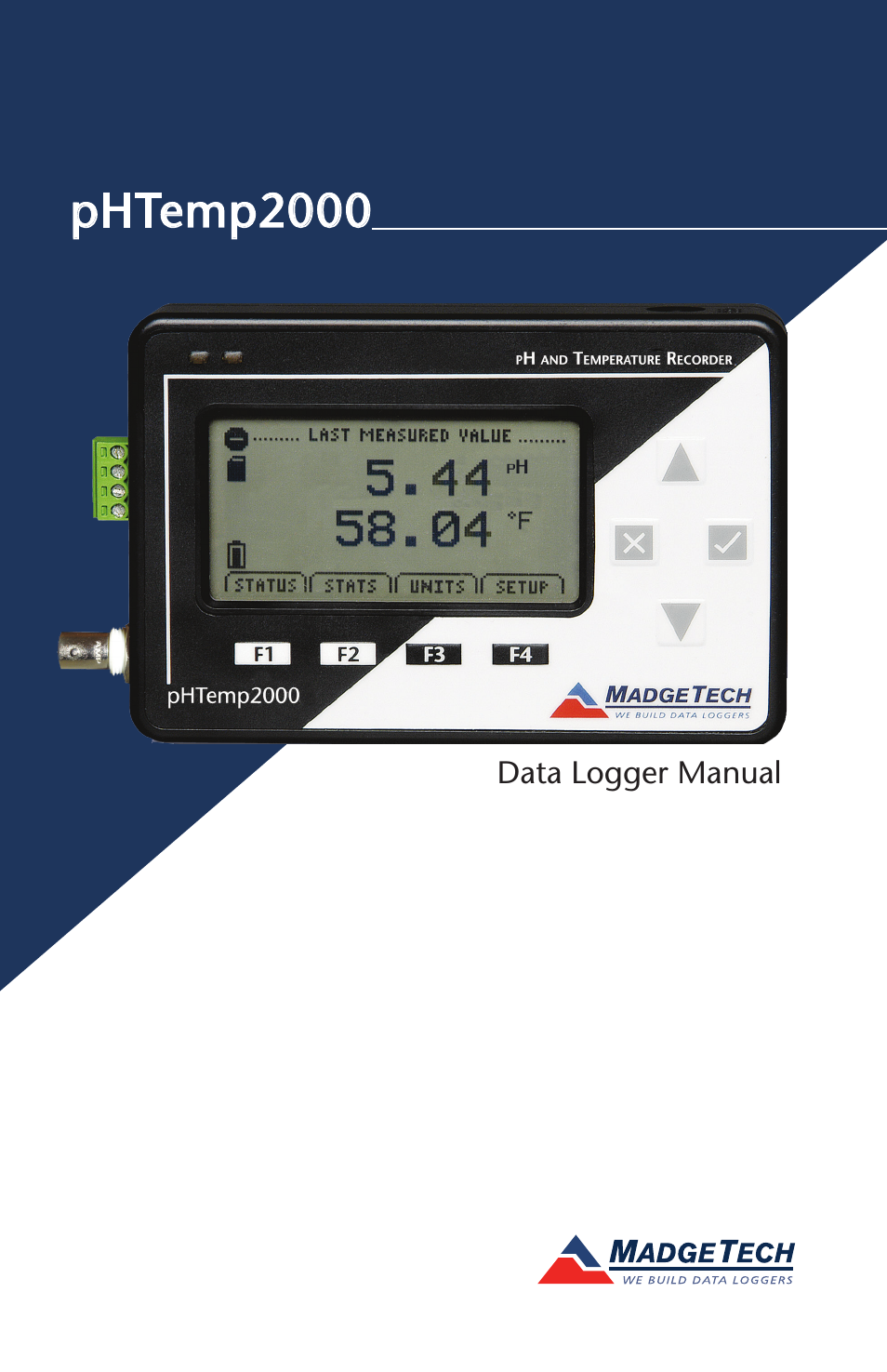 MadgeTech pHTemp2000 Data Logger User Manual | 38 pages