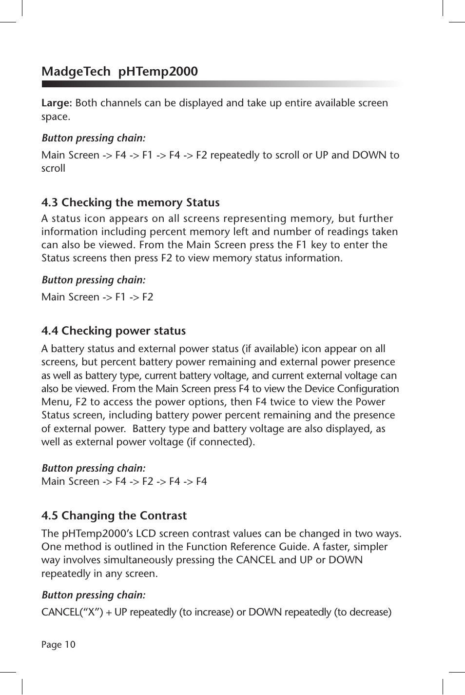Madgetech phtemp2000 | MadgeTech pHTemp2000 Data Logger User Manual | Page 11 / 38