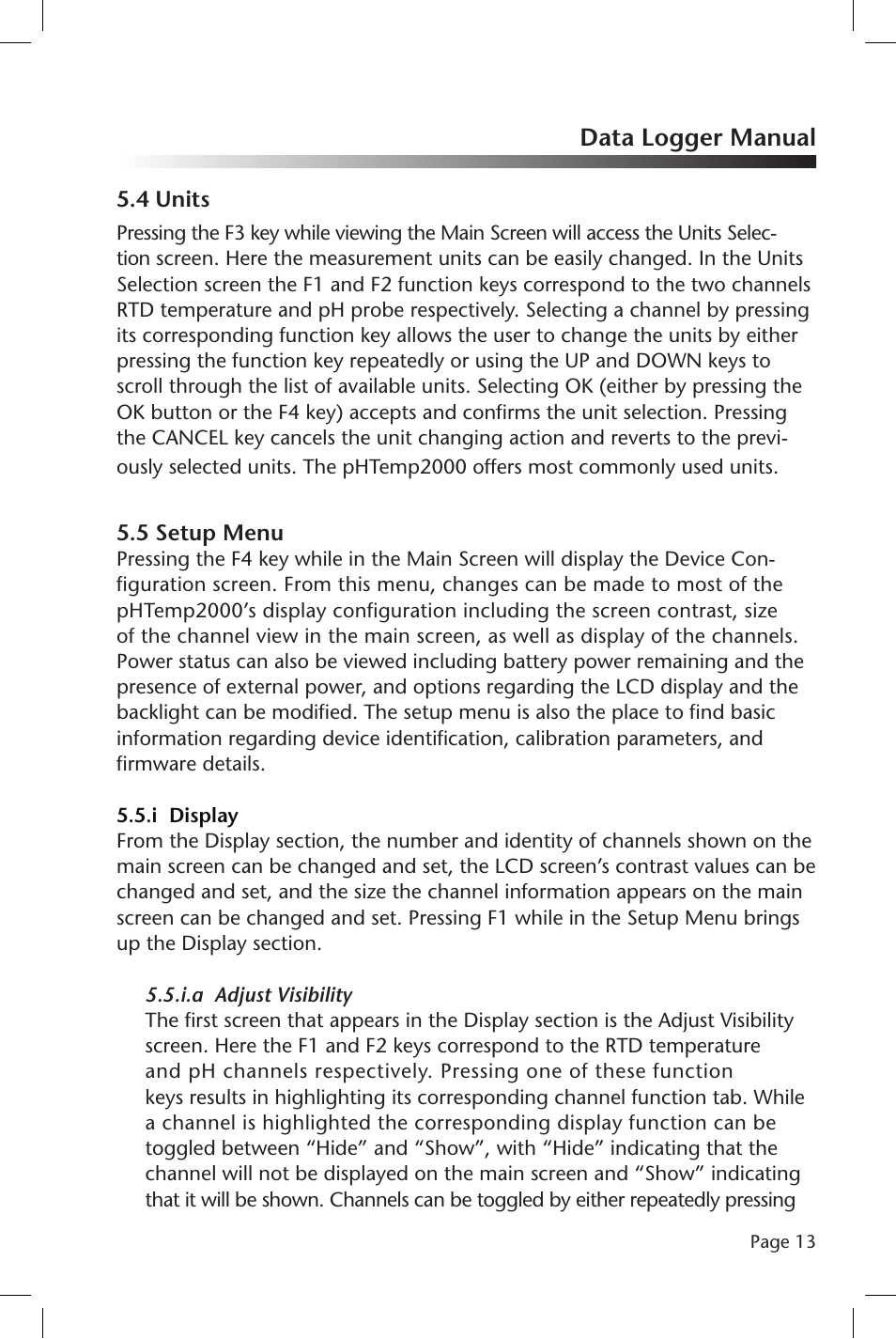 Data logger manual | MadgeTech pHTemp2000 Data Logger User Manual | Page 14 / 38