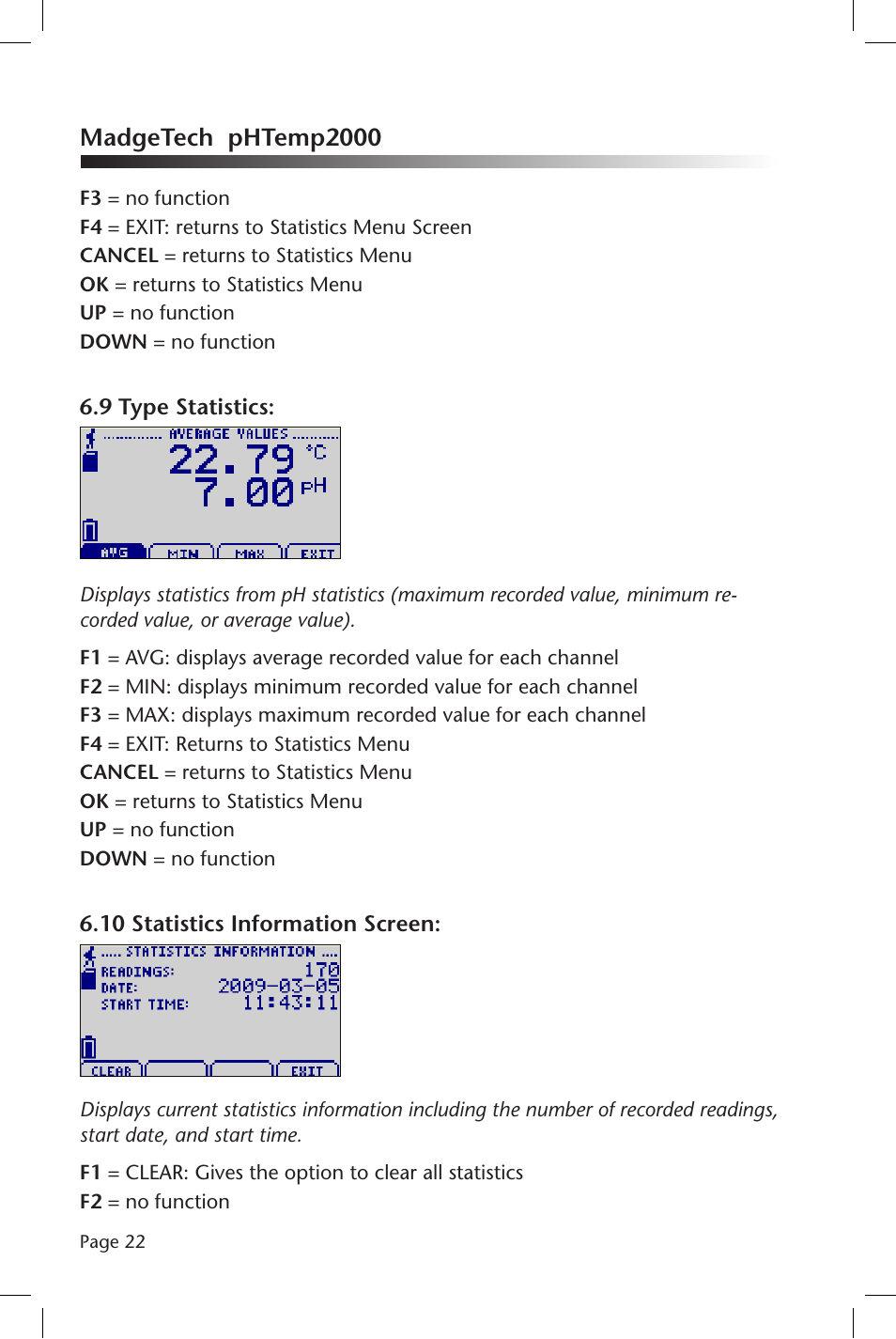 Madgetech phtemp2000 | MadgeTech pHTemp2000 Data Logger User Manual | Page 23 / 38