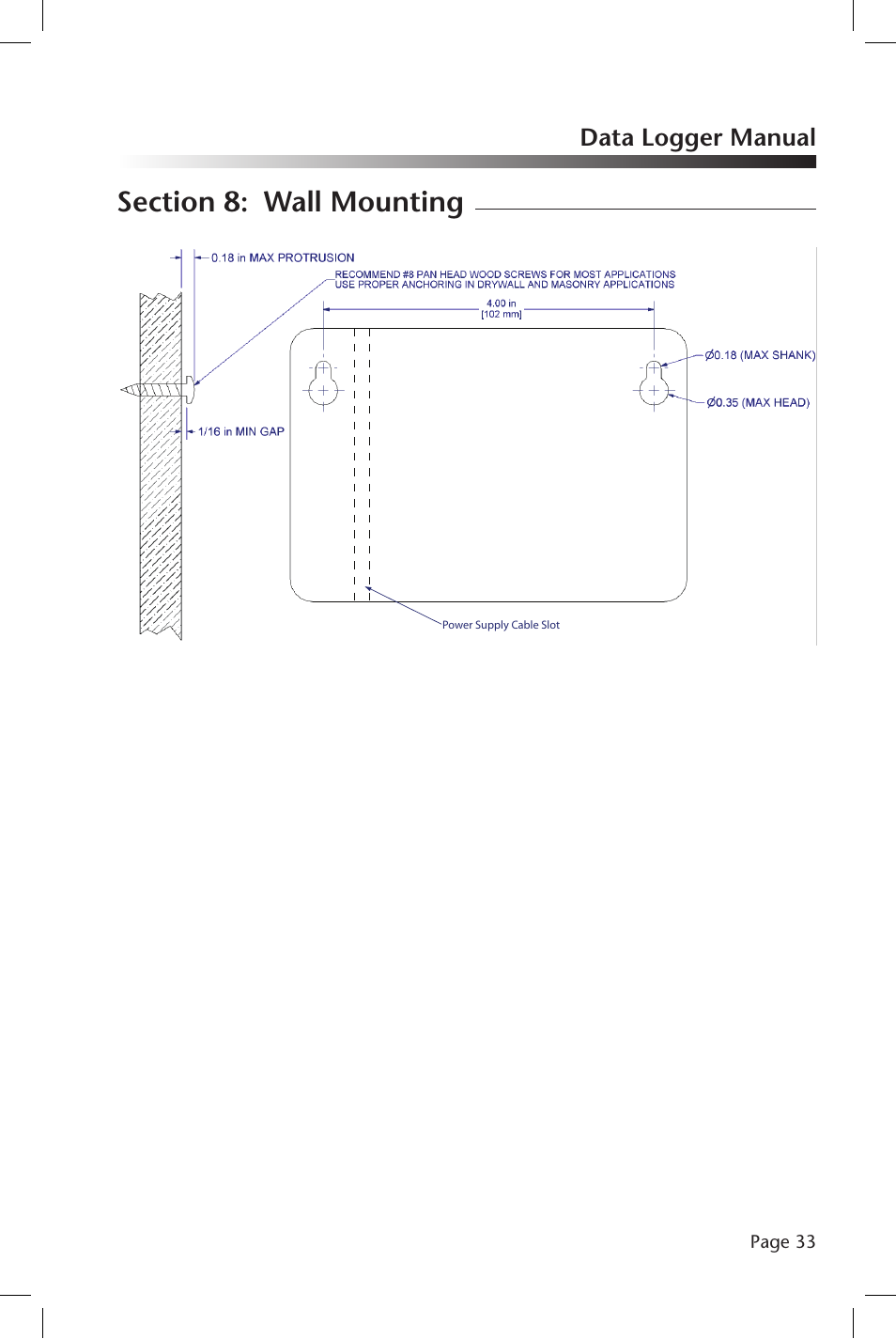 Data logger manual | MadgeTech pHTemp2000 Data Logger User Manual | Page 34 / 38