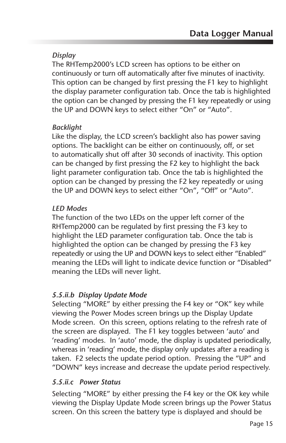Data logger manual | MadgeTech RHTemp2000 Data Logger User Manual | Page 16 / 38