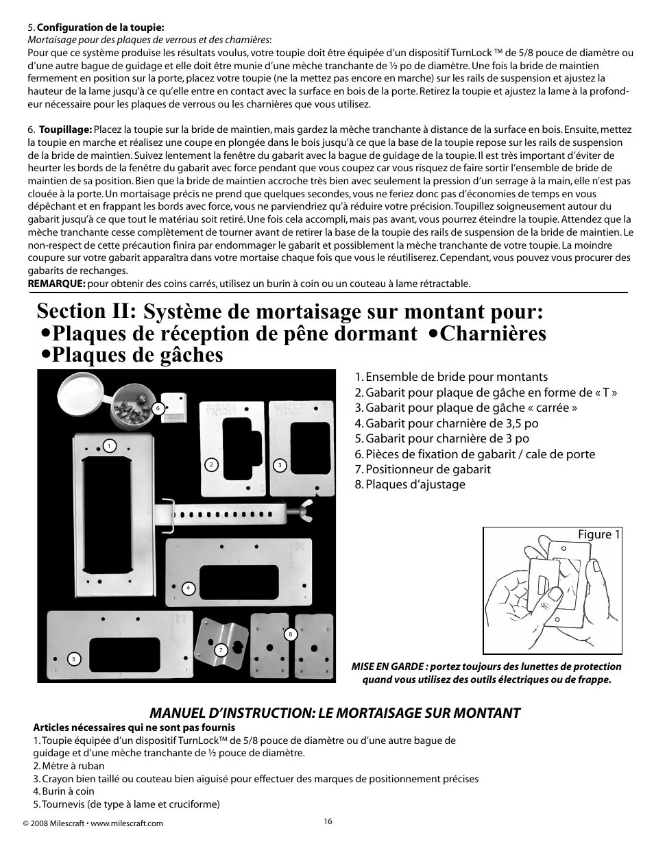 Charnières | Milescraft 1293 - InteriorDoor Kit User Manual | Page 16 / 20