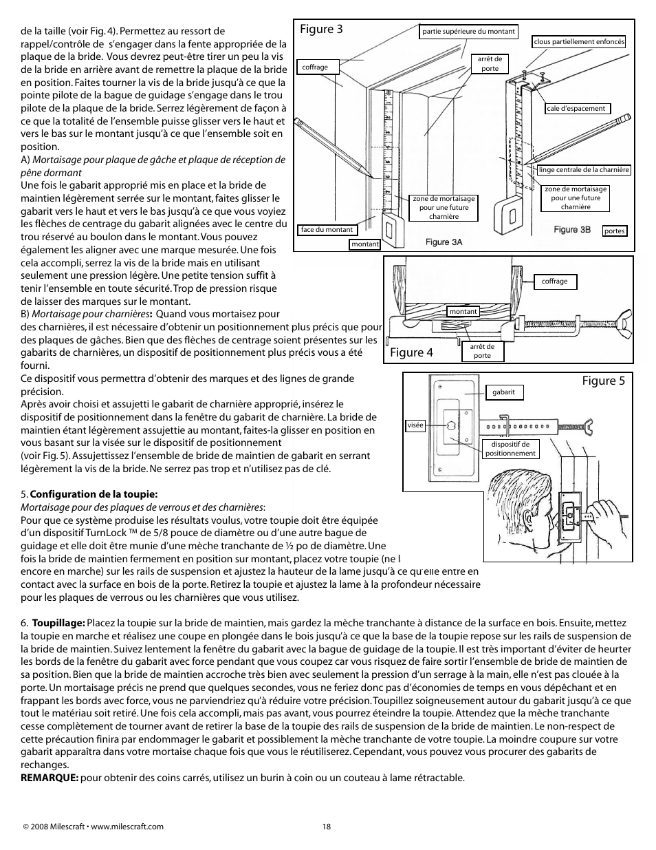 Figure 3, Figure 4, Figure 5 | Milescraft 1293 - InteriorDoor Kit User Manual | Page 18 / 20