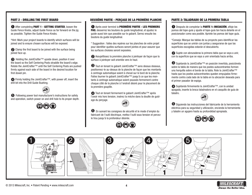 Milescraft 1310 - JointCrafter User Manual | Page 4 / 12