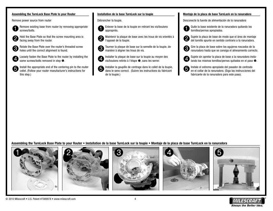 Milescraft 1206B - SignCrafter User Manual | Page 4 / 9