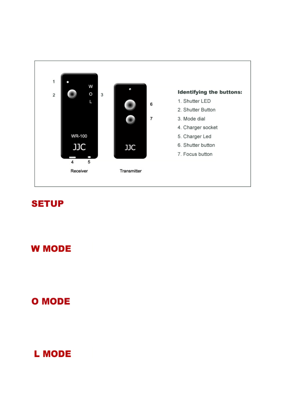 JJC WR-100 User Manual | 4 pages