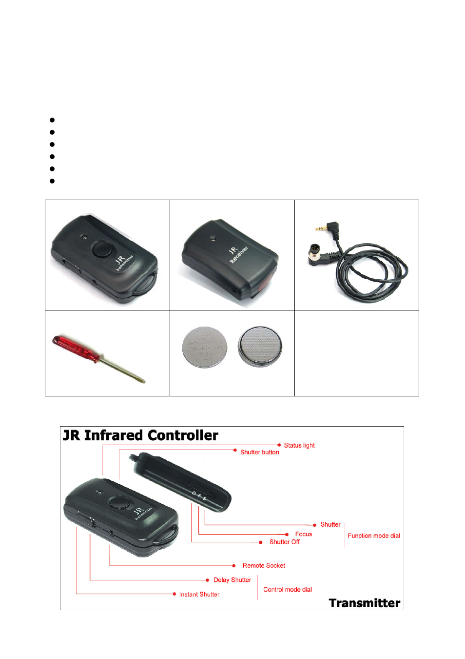 JJC JR Series User Manual | 10 pages
