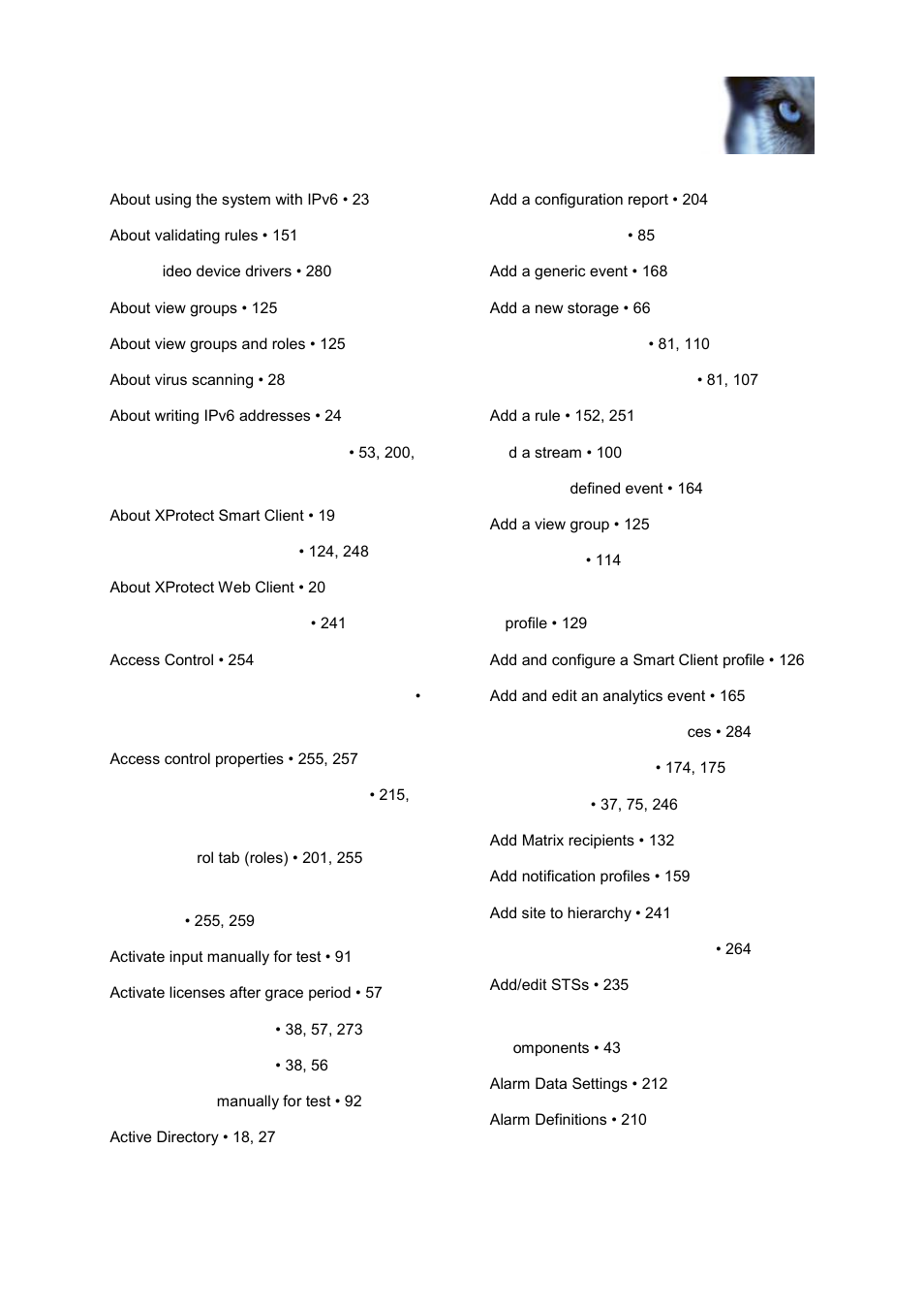 Milestone XProtect Advanced VMS 2014 User Manual | Page 288 / 297