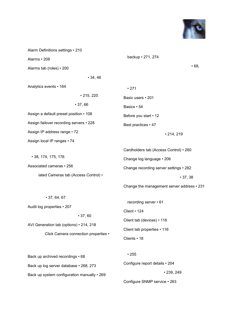 Milestone XProtect Advanced VMS 2014 User Manual | Page 289 / 297
