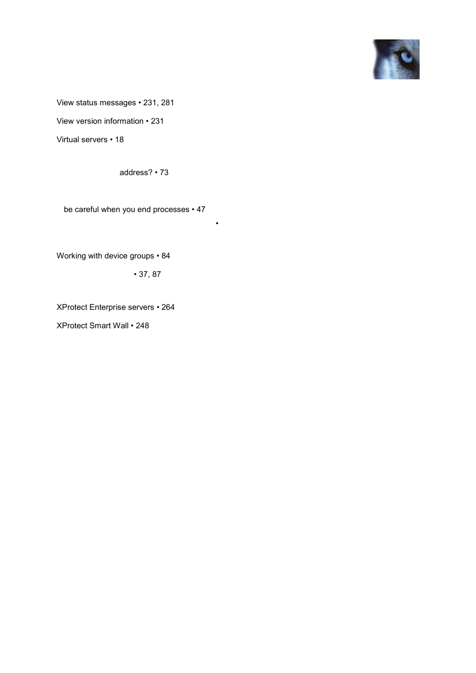 Milestone XProtect Advanced VMS 2014 User Manual | Page 296 / 297