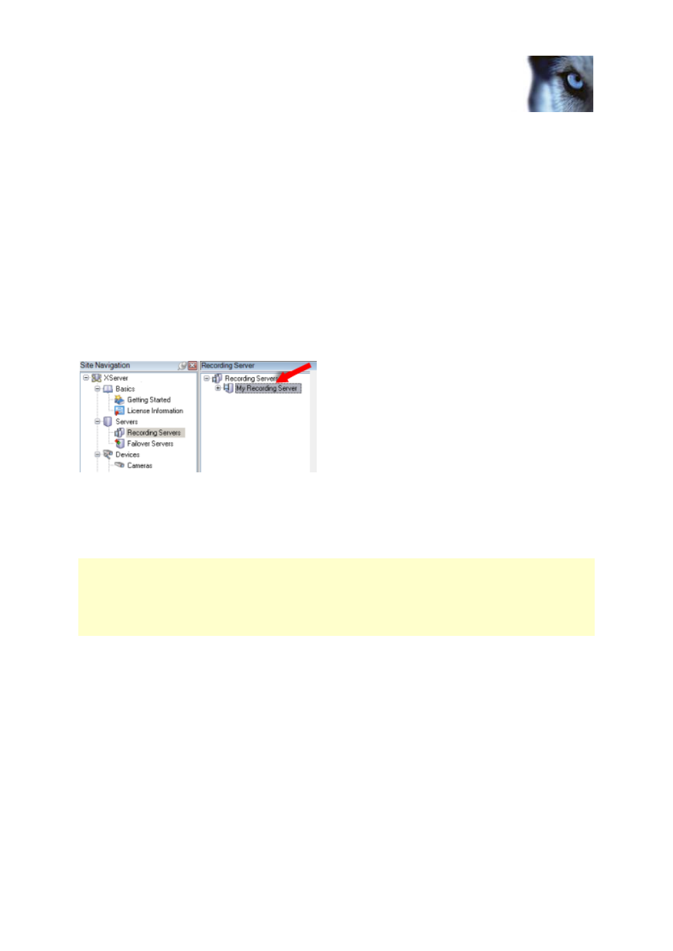 Servers and hardware, Recording servers, About recording servers | Authorize a recording server, E 60) | Milestone XProtect Advanced VMS 2014 User Manual | Page 60 / 297