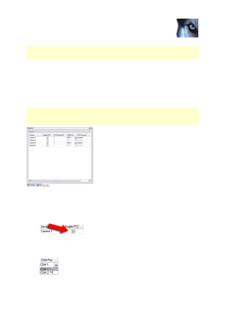 Ptz tab (video encoders), Enable ptz on a video encoder | Milestone XProtect Advanced VMS 2014 User Manual | Page 80 / 297