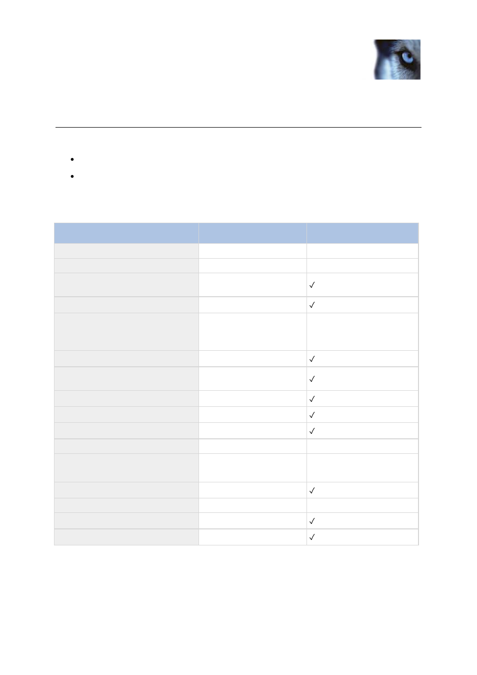 Product comparison chart | Milestone XProtect Advanced VMS 2014 User Manual | Page 35 / 37