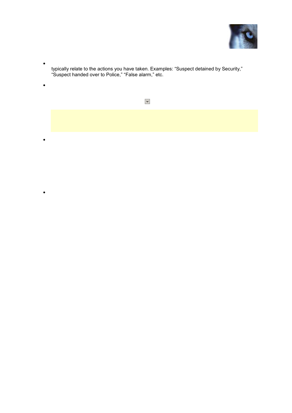 Acknowledge an alarm, Disable an alarm, Ignore an alarm | Milestone XProtect Smart Client 2013 User Manual | Page 155 / 181