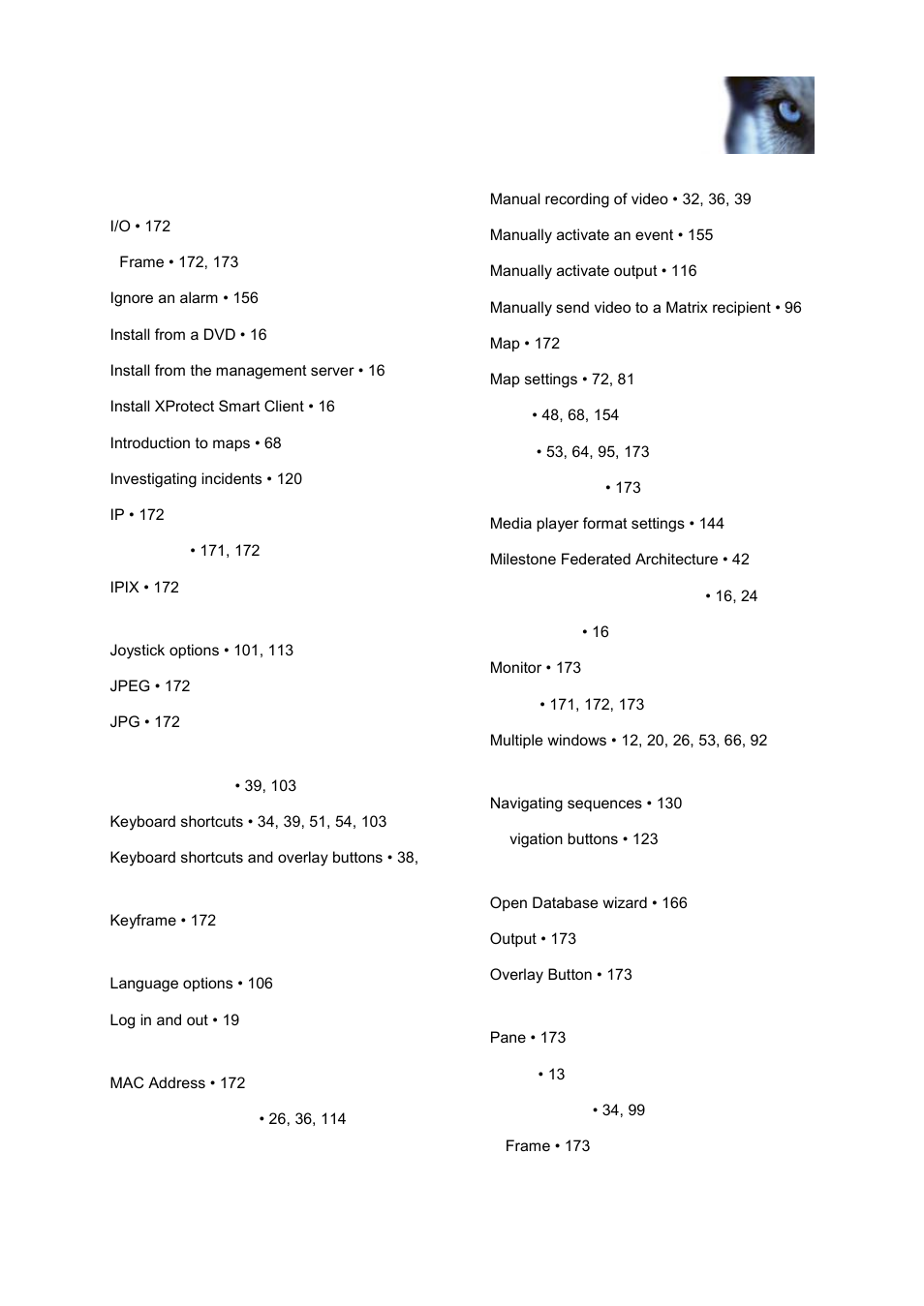 Milestone XProtect Smart Client 2013 User Manual | Page 177 / 181