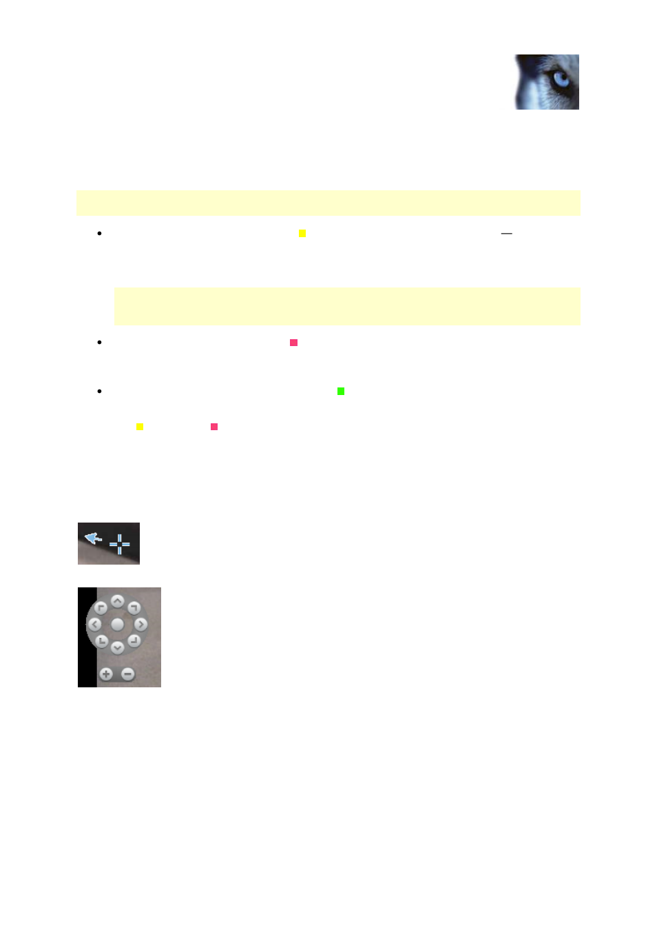 Virtual joystick and ptz overlay button, Camera settings, Age 57) | E 57) | Milestone XProtect Smart Client 2013 User Manual | Page 57 / 181