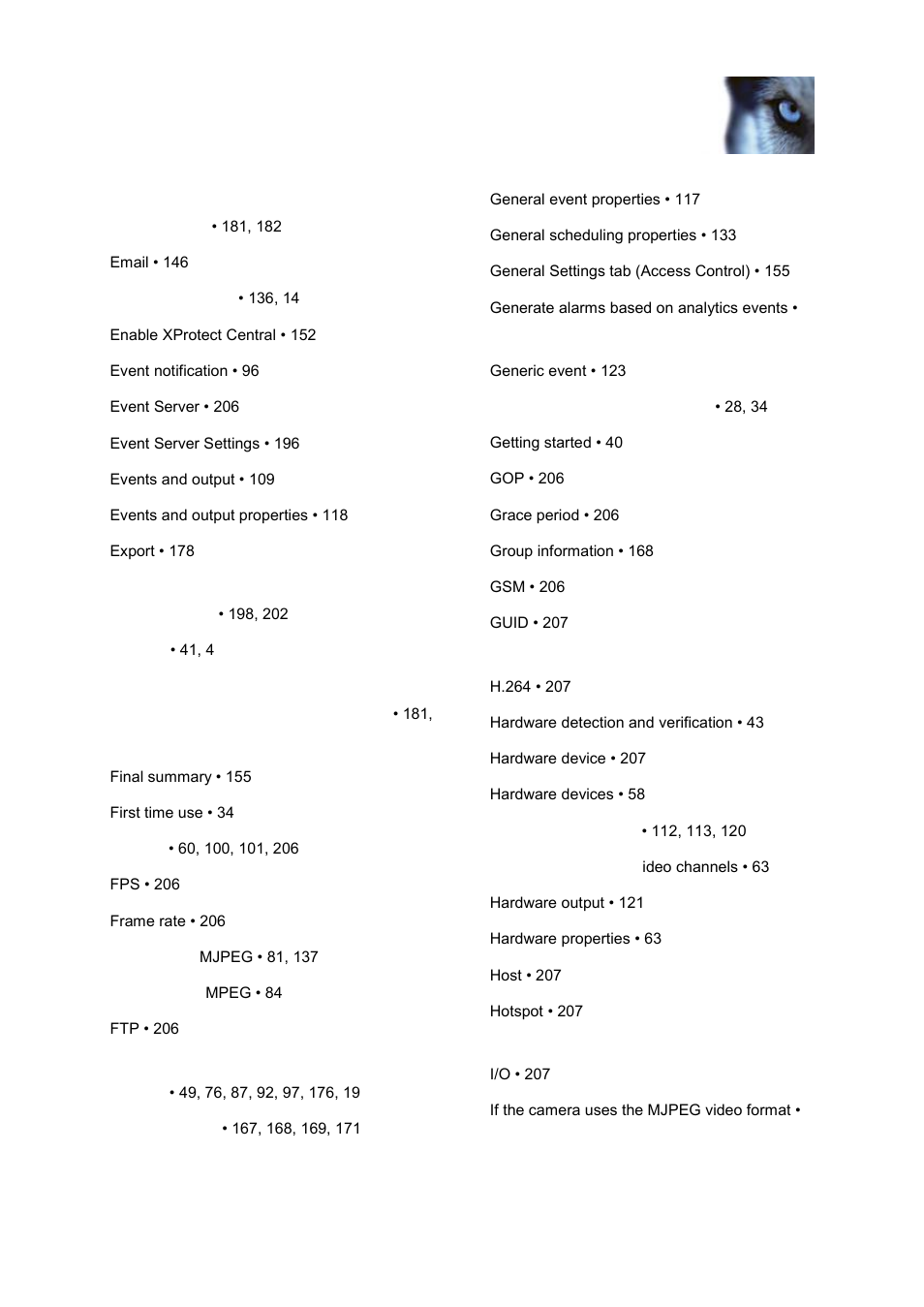 Milestone XProtect Enterprise 2014 User Manual | Page 213 / 218