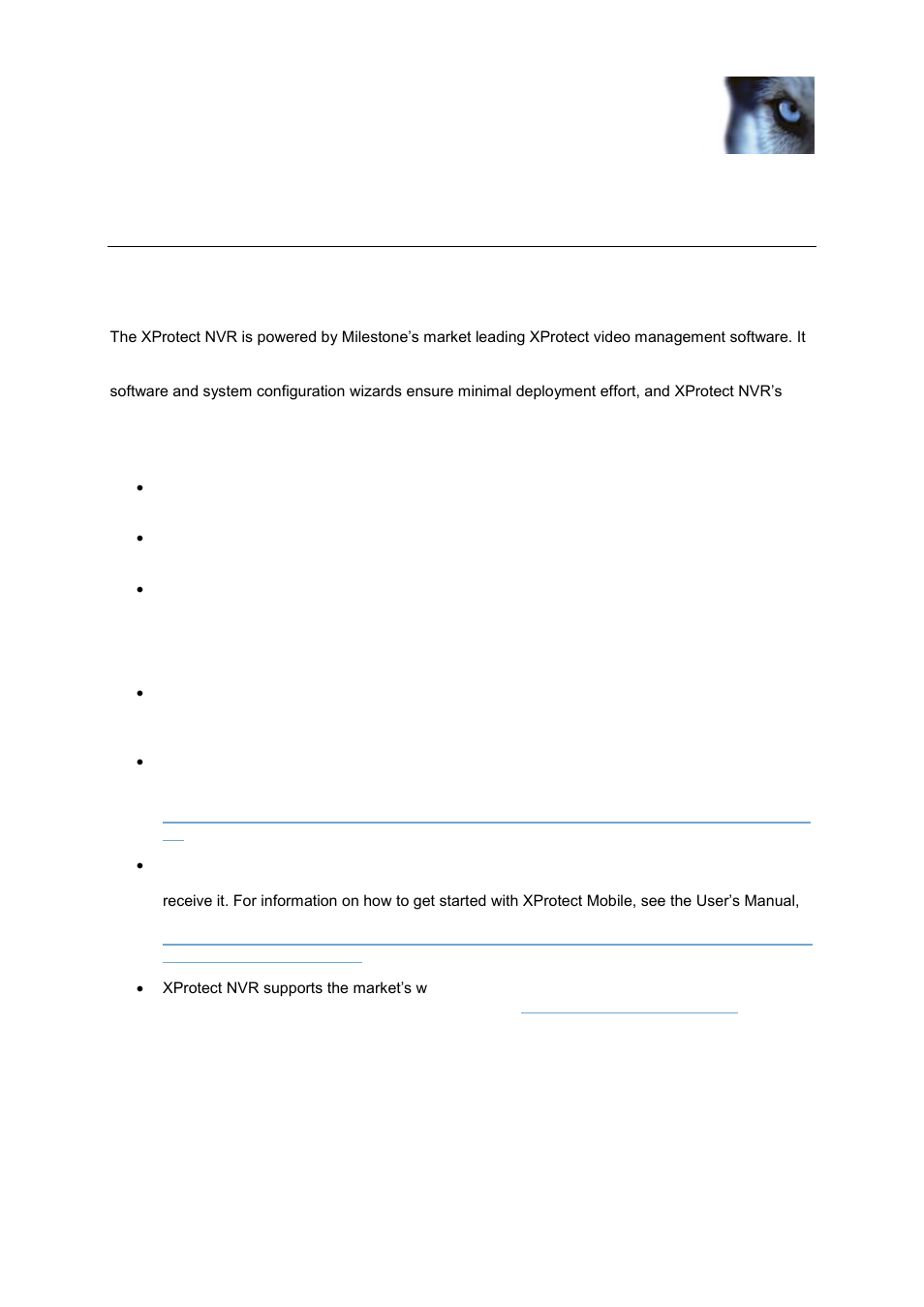 About xprotect nvr | Milestone XProtect NVR User Manual | Page 5 / 15