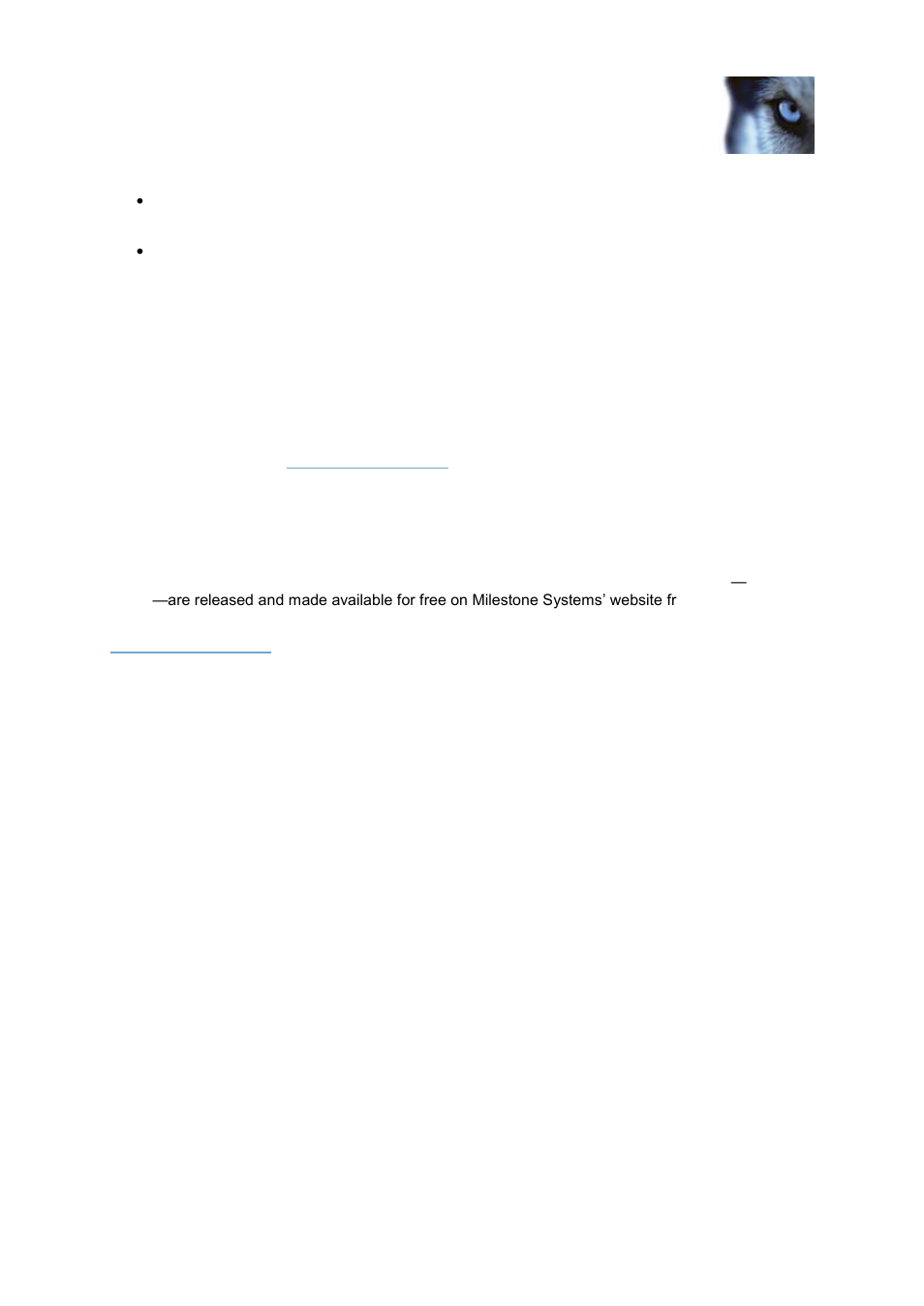 Make sure the xprotect nvr is up-to-date, Service releases, Upgrade video device drivers | Milestone XProtect NVR User Manual | Page 8 / 15