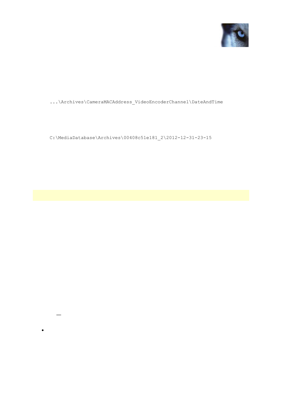 About archiving to other locations, About dynamic archive paths | Milestone M50 User Manual | Page 127 / 215