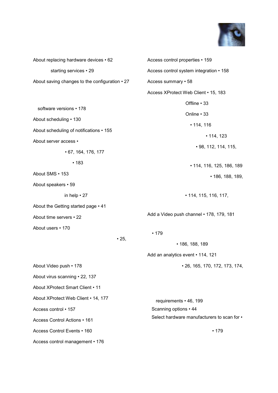 Milestone M50 User Manual | Page 206 / 215