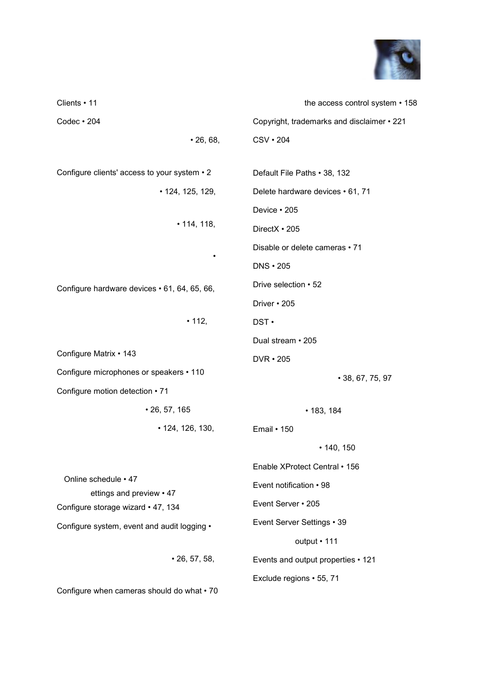 Milestone M50 User Manual | Page 208 / 215