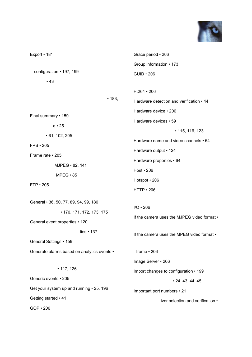 Milestone M50 User Manual | Page 209 / 215