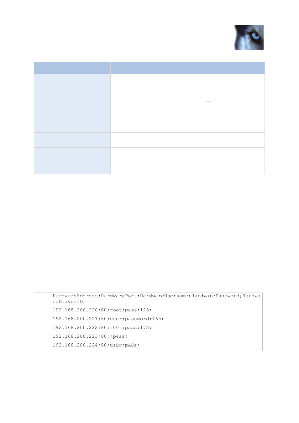 Overview and names, Import from csv file, Overview and names import from csv file | Milestone M50 User Manual | Page 43 / 215