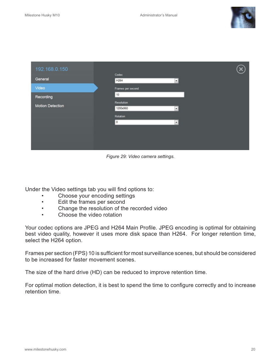 Milestone M10 User Manual | Page 22 / 38