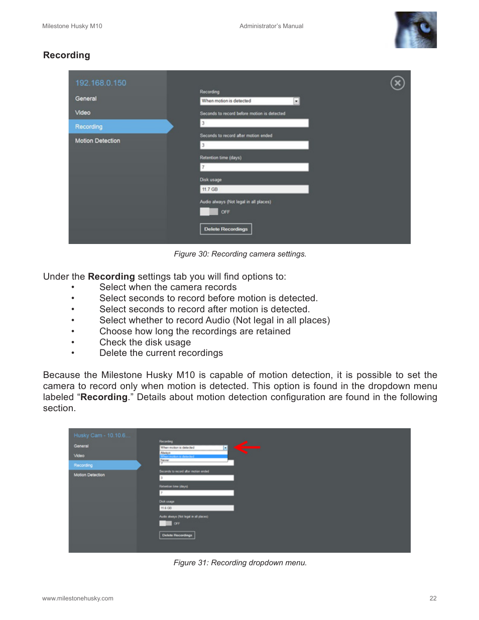 Milestone M10 User Manual | Page 23 / 38