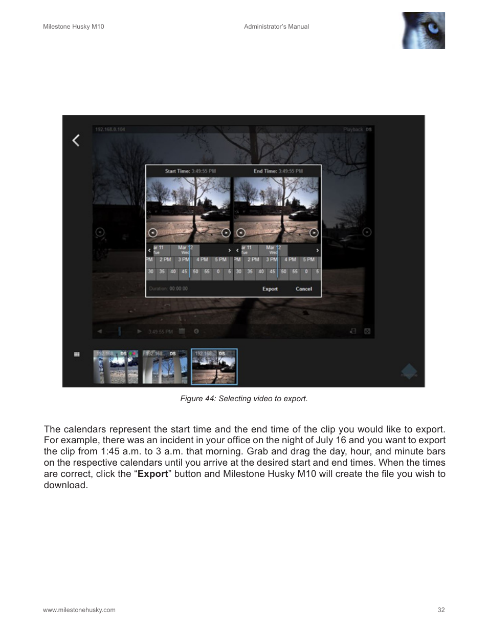 Milestone M10 User Manual | Page 33 / 38