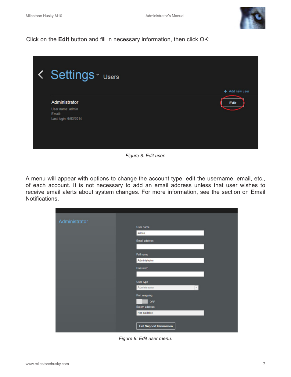 Milestone M10 User Manual | Page 8 / 38