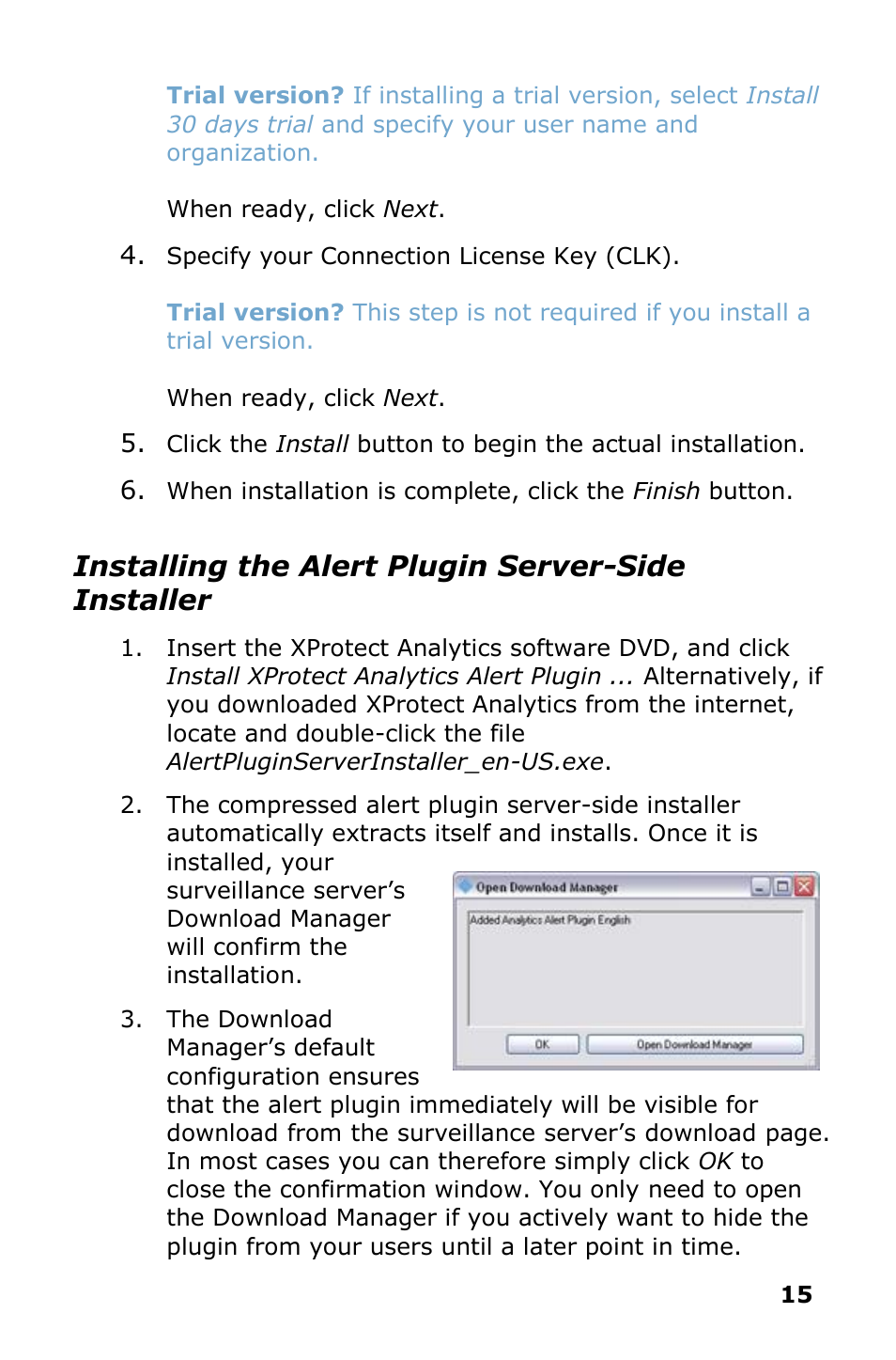 Installing the alert plugin server-side installer | Milestone Analytics 2.2 Dacolian LPR User Manual | Page 16 / 20