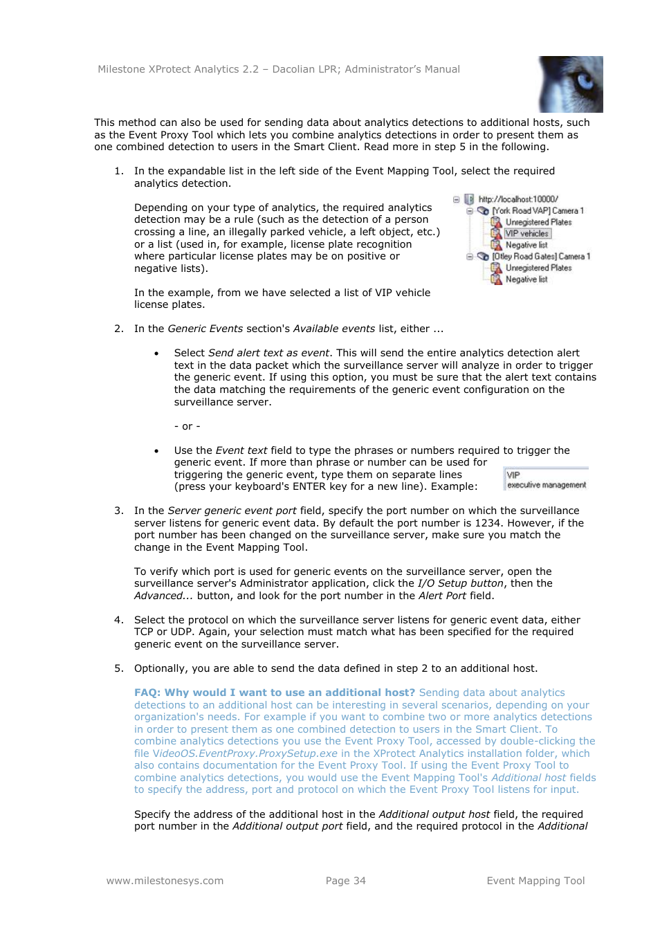Milestone Analytics 2.2 Dacolian LPR User Manual | Page 34 / 49
