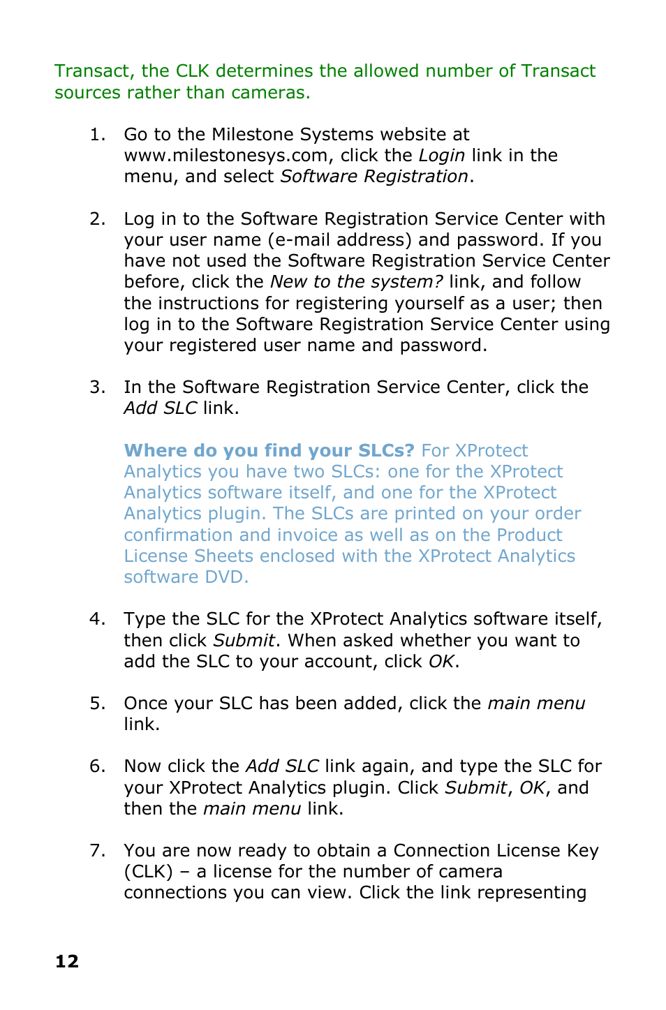Milestone Analytics 2.2 Generic VA User Manual | Page 13 / 20