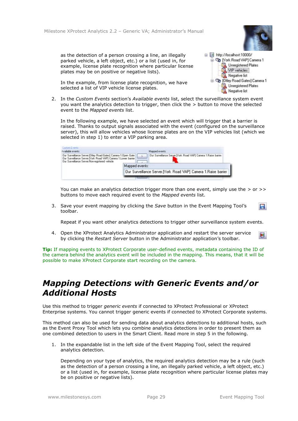 Milestone Analytics 2.2 Generic VA User Manual | Page 29 / 38