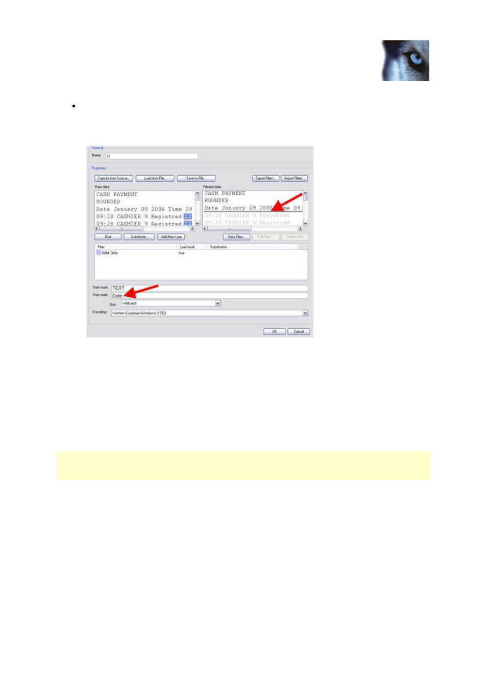 Capture transaction data | Milestone XProtect Transact User Manual | Page 26 / 64