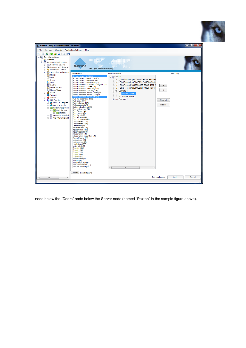 Milestone Paxton Integration Component User Manual | Page 17 / 34