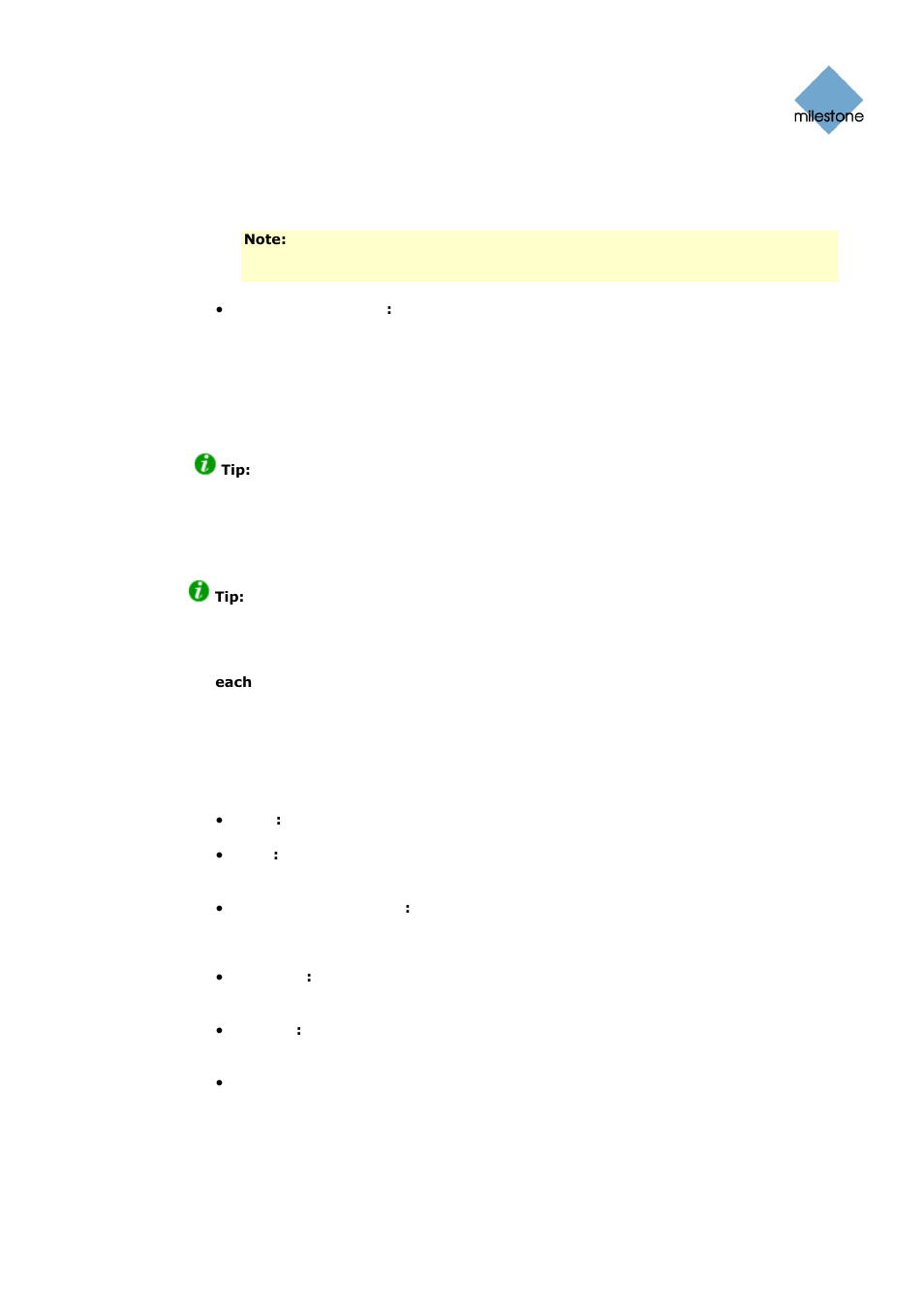 Milestone Basis+ 6.5 User Manual | Page 116 / 160