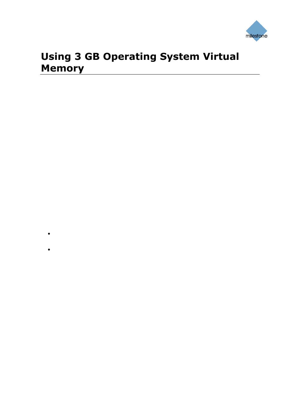 Using 3 gb operating system virtual memory, When is 3 gb switching relevant, What to do | Milestone Basis+ 6.5 User Manual | Page 131 / 160