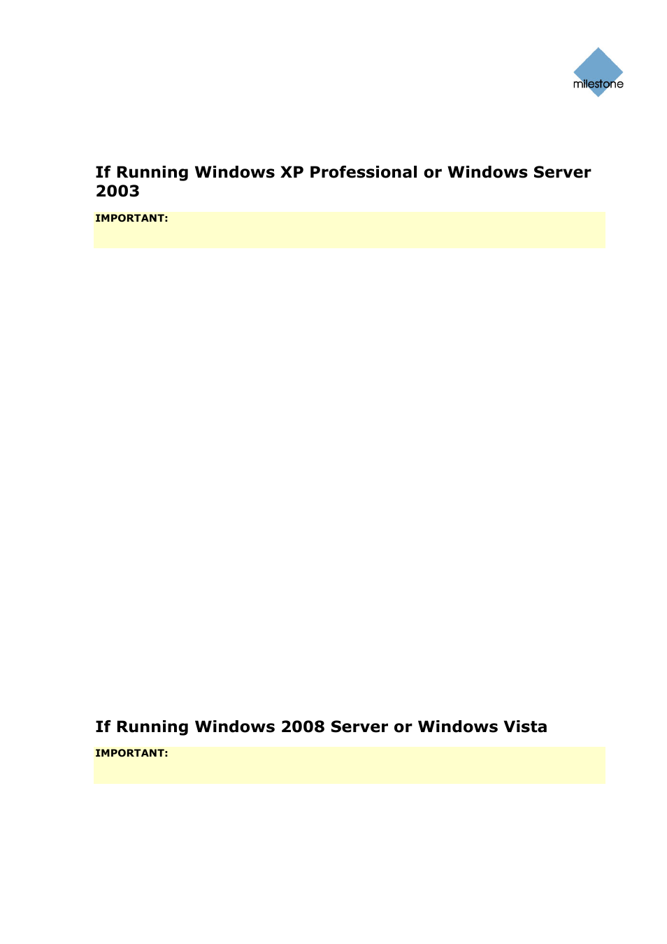 Adding the 3 gb switch, Removing the 3 gb switch, If running windows 2008 server or windows vista | Milestone Basis+ 6.5 User Manual | Page 132 / 160