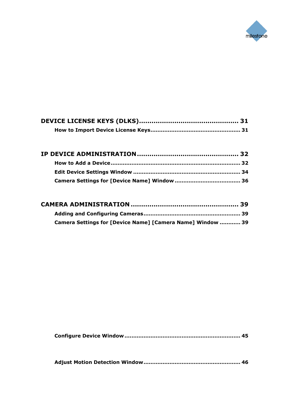 Milestone Basis+ 6.5 User Manual | Page 5 / 160