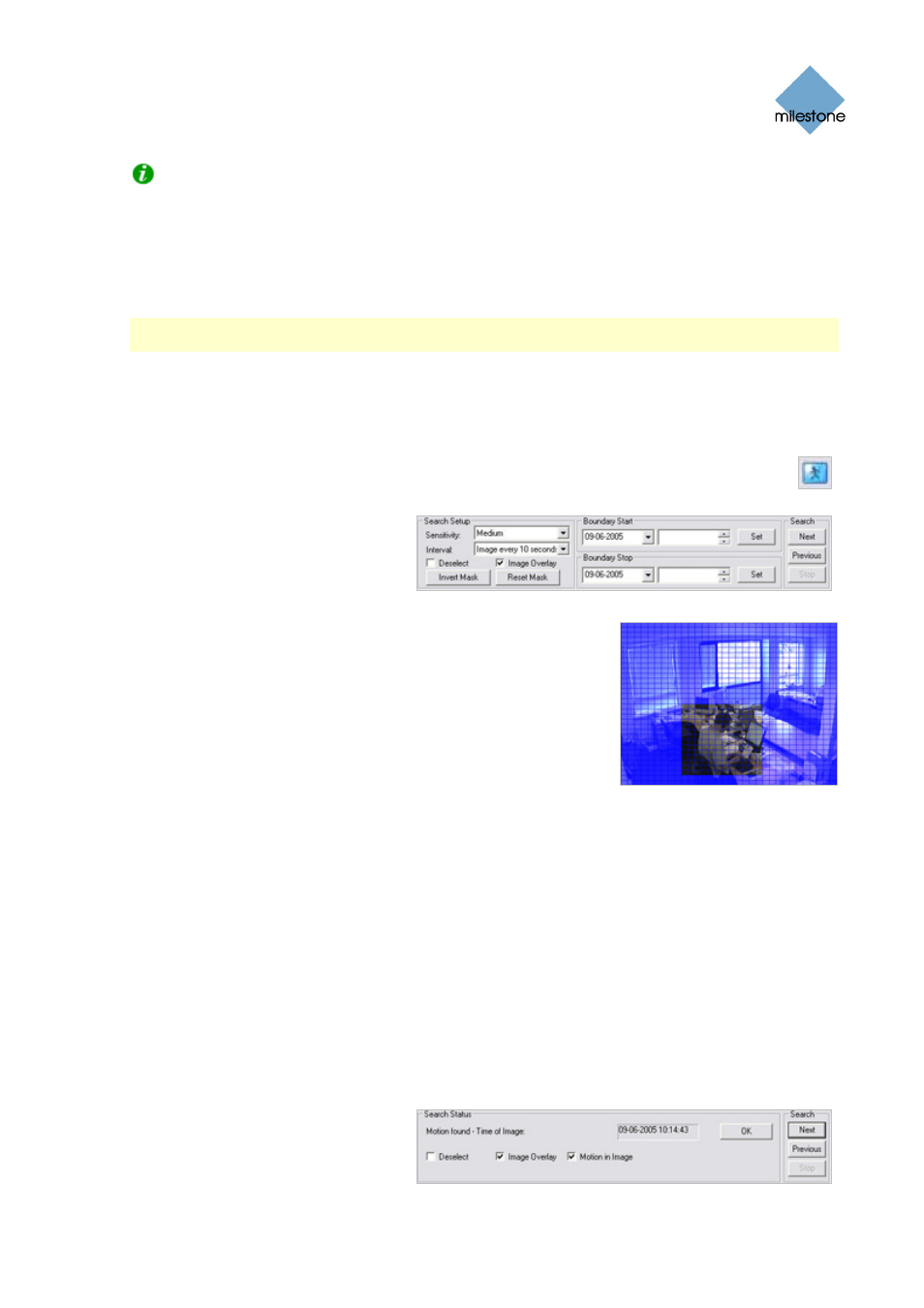 How to browse recordings with smart search | Milestone Viewer 1.2 User Manual | Page 11 / 18