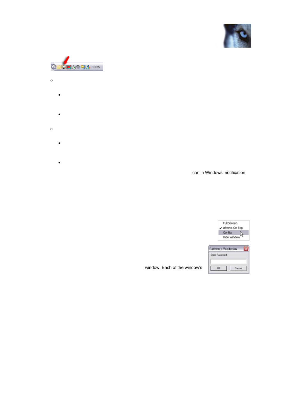 Configure a running matrix monitor | Milestone Matrix Monitor 2.3 User Manual | Page 12 / 18