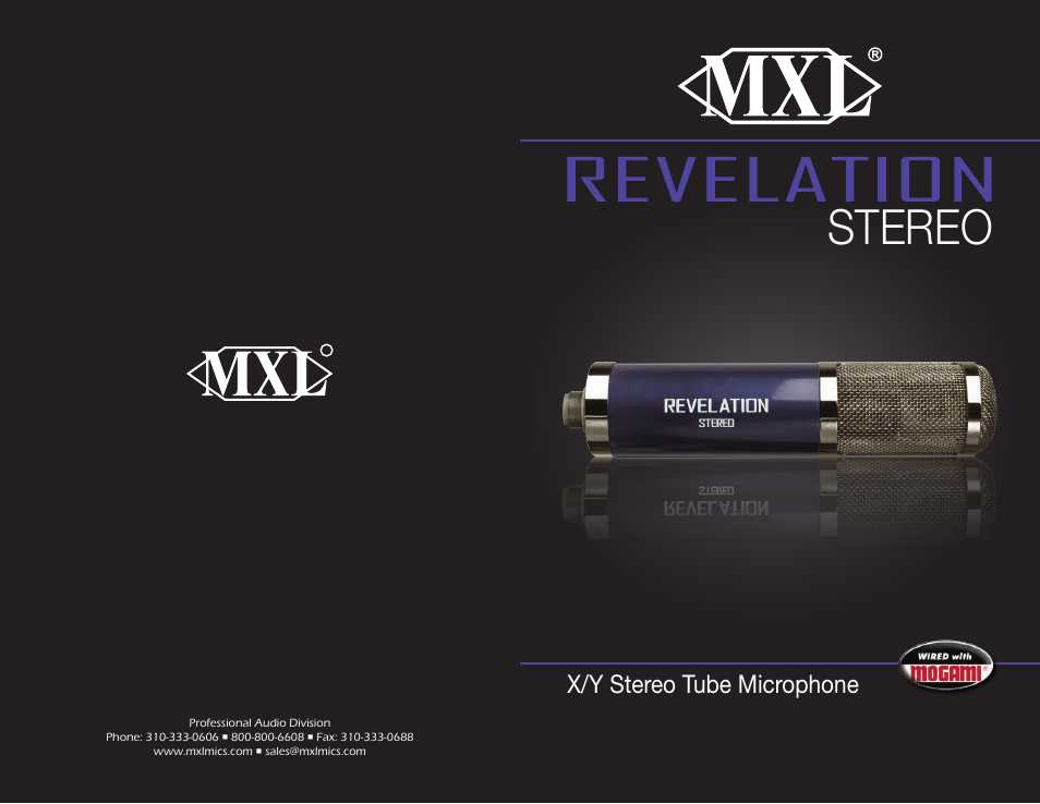 MXL Revelation Stereo User Manual | 4 pages