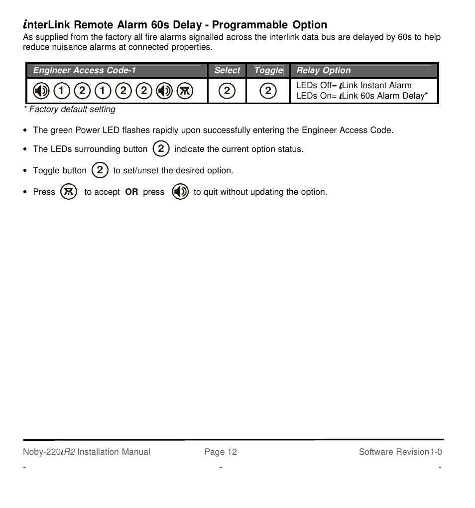 Noby UK Noby-220iR2 2-Zone User Manual | Page 12 / 24
