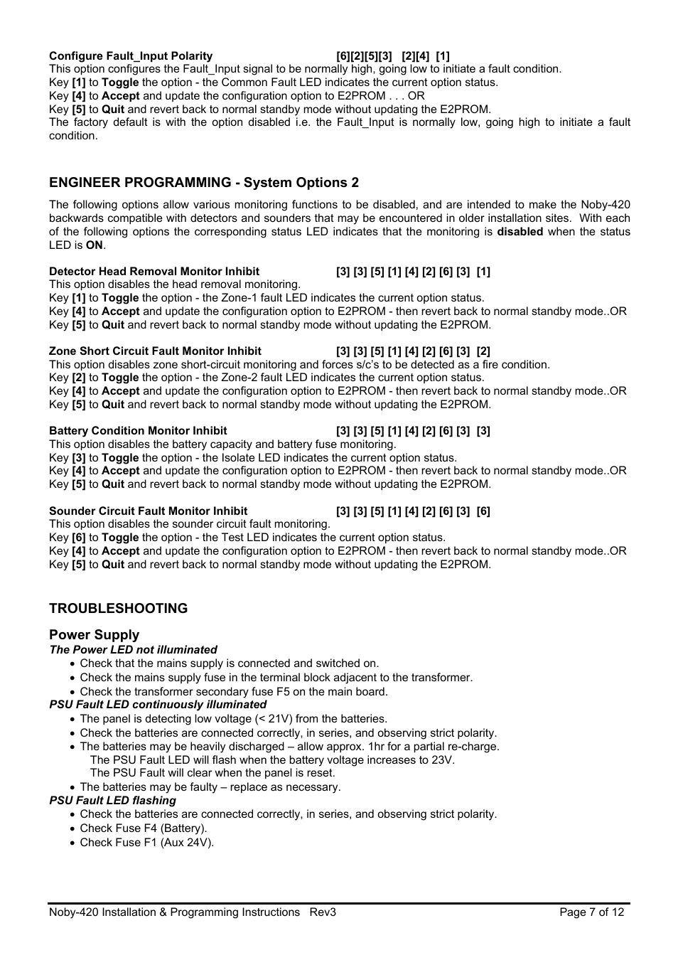 Noby UK Noby-420 2-Zone User Manual | Page 7 / 12