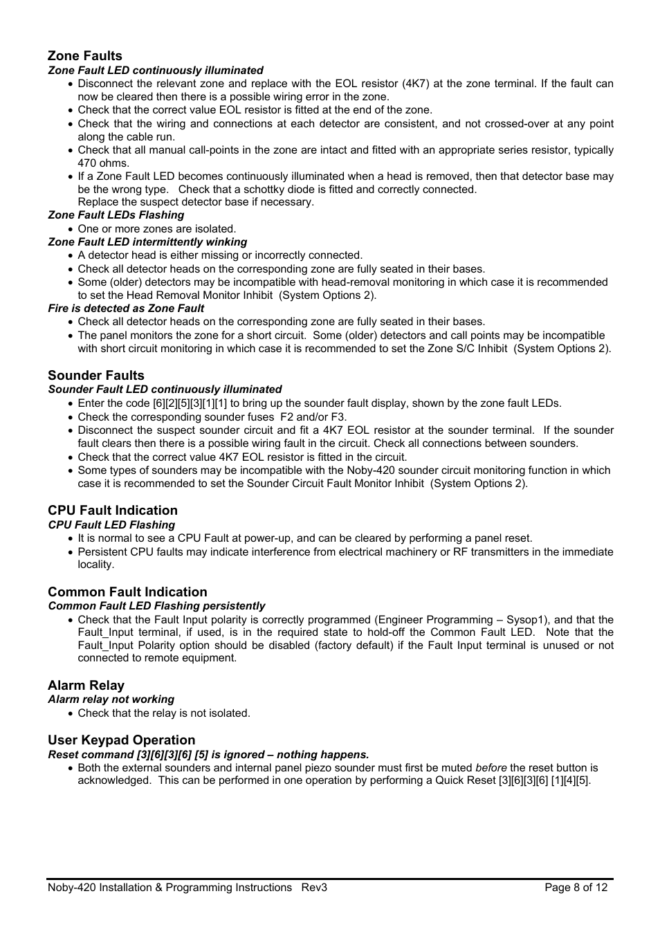 Noby UK Noby-420 2-Zone User Manual | Page 8 / 12
